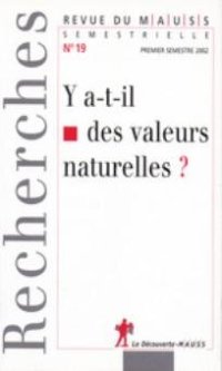 cover of the book Y a-t-il des valeurs naturelles