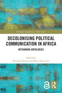 cover of the book Decolonising Political Communication in Africa: Reframing Ontologies