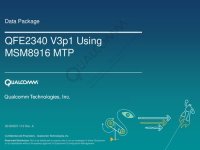 cover of the book QFE2340 V3p1 Using MSM8916 MTP