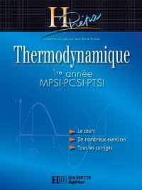 cover of the book Thermodynamique, 1re année, MPSI-PCSI-PTSI