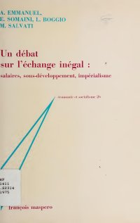 cover of the book Un débat sur l'échange inégal: salaires, sous-développement, impérialisme