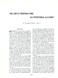 cover of the book The Great Peshtigo Fire: An Eyewitness Account