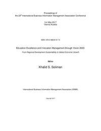 cover of the book Proceedings of the 29th International Business Information Management Association Conference; Education Excellence and Innovation Management through Vision 2020: From Regional Development Sustainability to Global Economic Growth