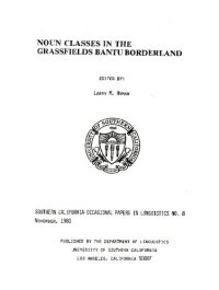 cover of the book Noun classes in the Grassfields Bantu borderland