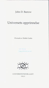 cover of the book Universets opprinnelse