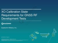 cover of the book XO Calibration State Requirements for GNSS RF Development Tests