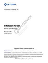 cover of the book SMB1350/SMB1351 Device Specification