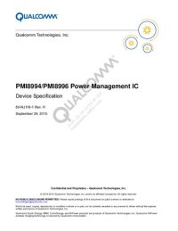 cover of the book PMI8994/PMI8996 Power Management IC Device Specification