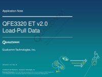 cover of the book QFE3320 ET v2.0 Load-Pull Data