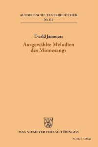 cover of the book Ausgewählte Melodien des Minnesangs