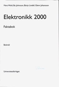 cover of the book Elektronikk 2000