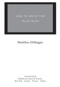 cover of the book How to Write for Television