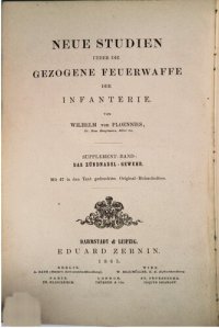 cover of the book Neue Studien über die gezogene Feuerwaffe der Infanterie