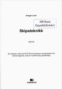 cover of the book Skipsteknikk