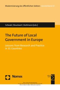 cover of the book Future of Local Government in Europe - Lessons from Research and Practice in 31 Countries