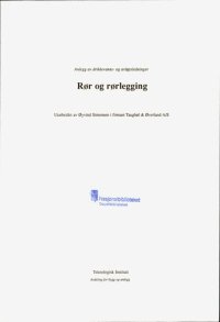 cover of the book Rør og rørlegging