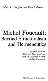 cover of the book Michel Foucault: Beyond Structuralism and Hermeneutics