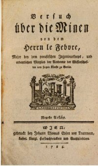 cover of the book Versuch über die Minen