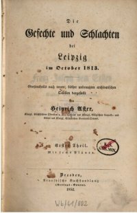 cover of the book Die Gefechte und Schlachten bei Leipzig im Oktober 1813