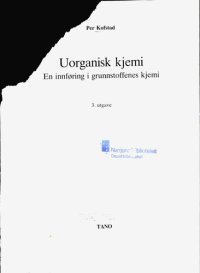 cover of the book Uorganisk kjemi