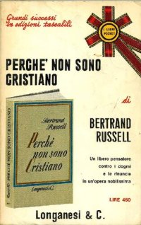 cover of the book Perché non sono cristiano. Con appendice di Paul Edwards