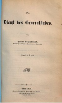 cover of the book Der Dienst des Generalstabes