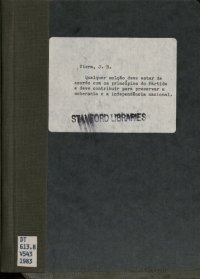 cover of the book Qualquer solução deve estar de acordo com os princípios do Partido e deve contribuir para preservar a soberania e a independência nacional