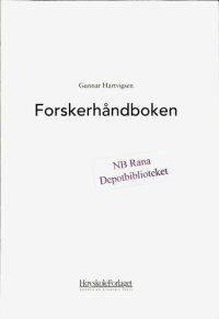 cover of the book Forskerhåndboken