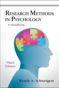 cover of the book Research Methods in Psychology: A Handbook