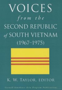 cover of the book Voices from the Second Republic of South Vietnam (1967-1975)