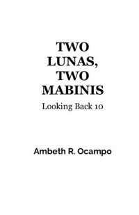 cover of the book Two Lunas, Two Mabinis