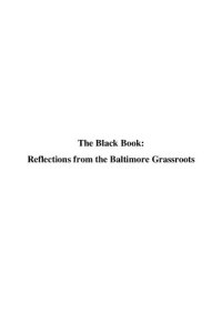 cover of the book The Black Book: Reflections From the Baltimore Grassroots