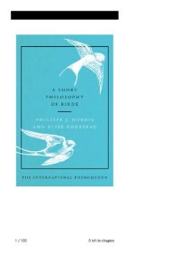 cover of the book A Short Philosophy of Birds