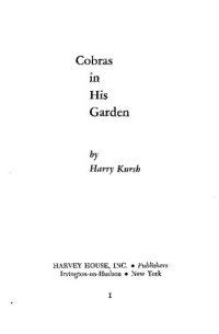 cover of the book Cobras in His Garden