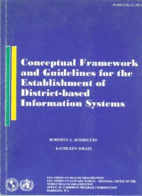 cover of the book Conceptual framework and guidelines for the establishment of district-based information systems