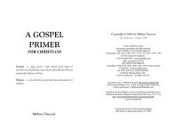 cover of the book A Gospel Primer for Christians: Learning to See the Glories of God's Love