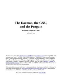 cover of the book The Daemon, the Gnu, and the Penguin