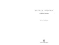 cover of the book Aesthetic Perception