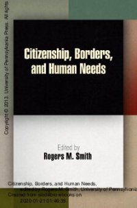 cover of the book Citizenship, Borders, and Human Needs (Democracy, Citizenship, and Constitutionalism)