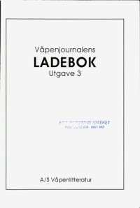 cover of the book Våpenjournalens ladebok