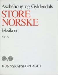 cover of the book Aschehoug og Gyldendals store norske leksikon Nar-Pd