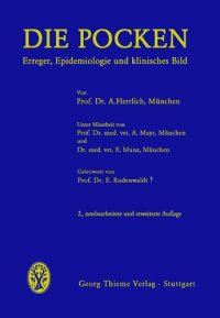 cover of the book Die Pocken - Erreger, Epidemiologie und klinisches Bild