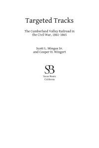 cover of the book Targeted Tracks: The Cumberland Valley Railroad in the Civil War, 1861–1865