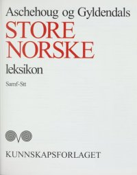 cover of the book Aschehoug og Gyldendals store norske leksikon Samf-Stt