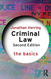 cover of the book Criminal Law - the Basics