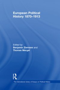 cover of the book European Political History 1870-1913