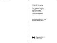 cover of the book Genealogía de la moral