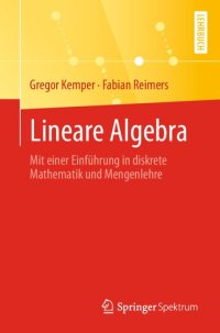 cover of the book Lineare Algebra