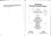 cover of the book Amazônia: Etnologia e História Indígena