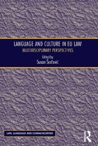 cover of the book Language And Culture In EU Law: Multidisciplinary Perspectives